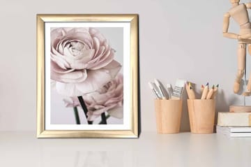Bilde Floral med Ramme Flerfarget - 22,3x52,8 cm - Interiør - Maleri & posters - Lerretsbilder