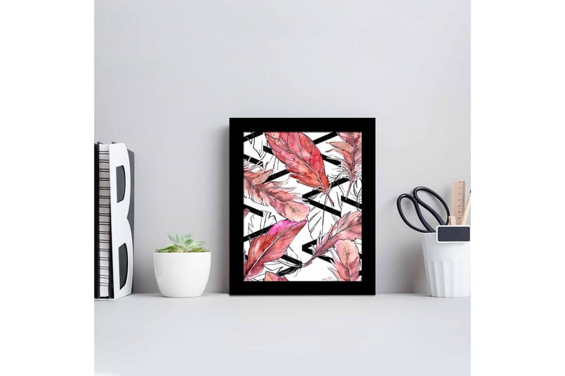 Bilde Floral med Ramme Flerfarget - 22,3x52,8 cm - Interiør - Maleri & posters - Lerretsbilder