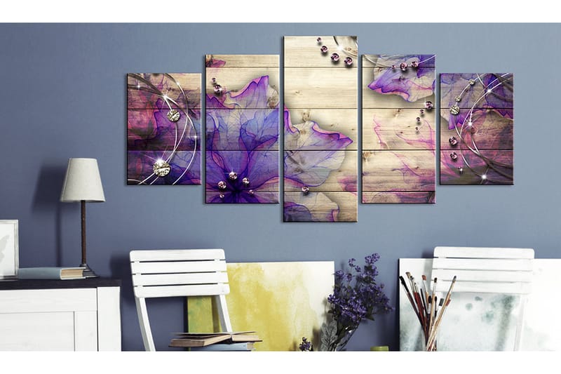 Bilde Flowers Of Memory 100x50 - Artgeist sp. z o. o. - Lerretsbilder