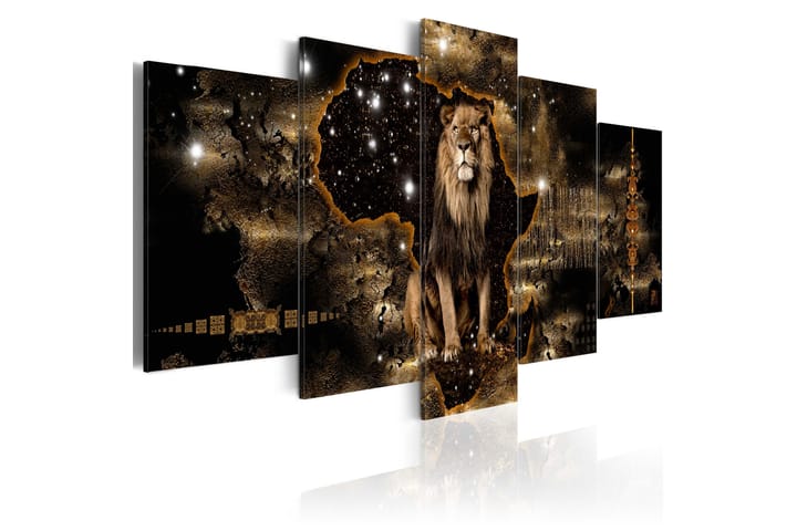 Bilde Golden Lion 200x100 - Artgeist sp. z o. o. - Lerretsbilder
