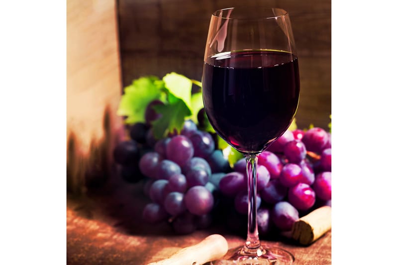 Bilde Grapes - 33x03 cm - Interiør - Maleri & posters - Lerretsbilder