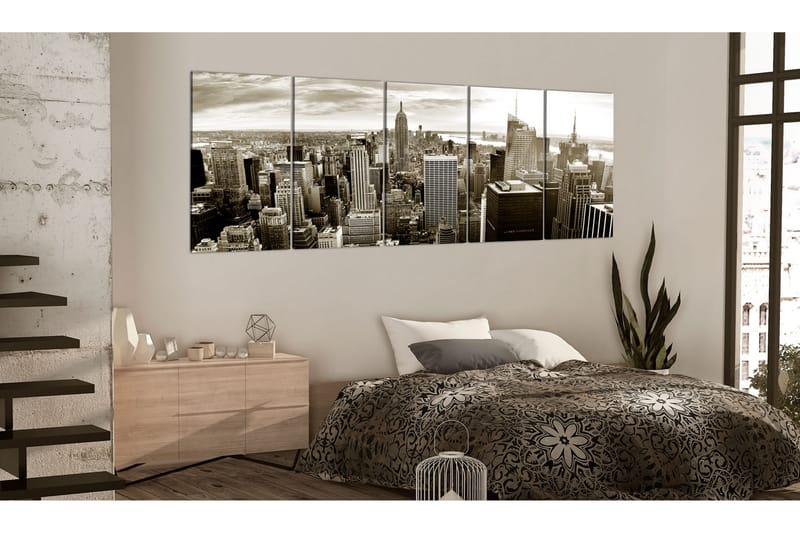 Bilde Grey Manhattan 200x80 - Artgeist sp. z o. o. - Lerretsbilder
