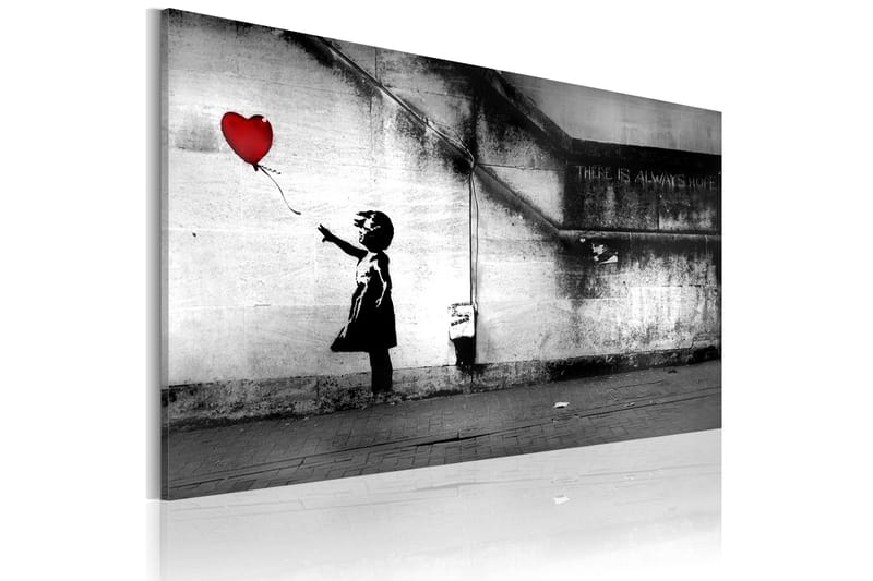 Bilde Hope Banksy 60x40 - Artgeist sp. z o. o. - Lerretsbilder