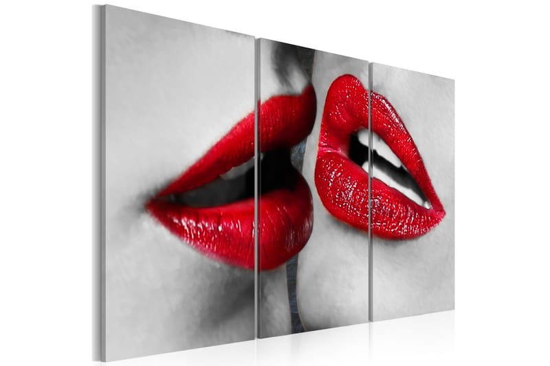 Bilde Hot lips 90x60 - Artgeist sp. z o. o. - Lerretsbilder