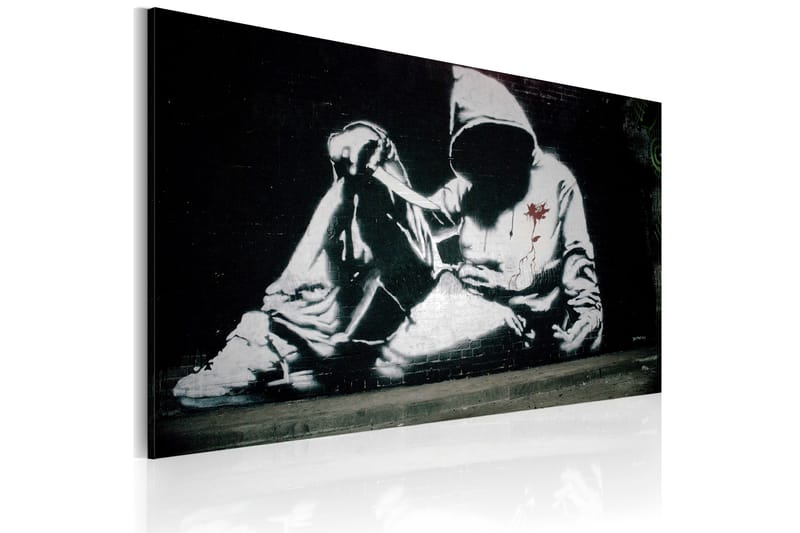 Bilde Incognito Killer Banksy 60x40 - Artgeist sp. z o. o. - Lerretsbilder