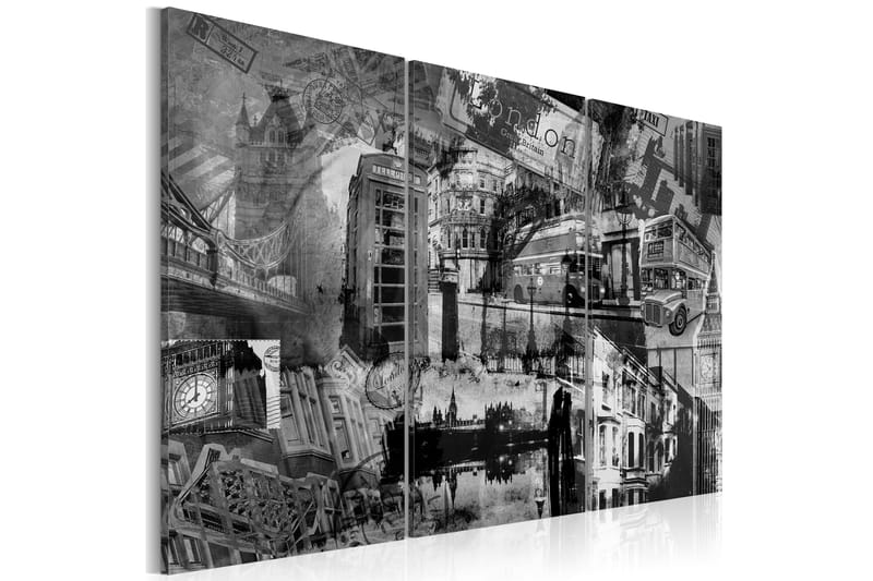Bilde Kjernen London Triptyk 120x80 - Artgeist sp. z o. o. - Lerretsbilder
