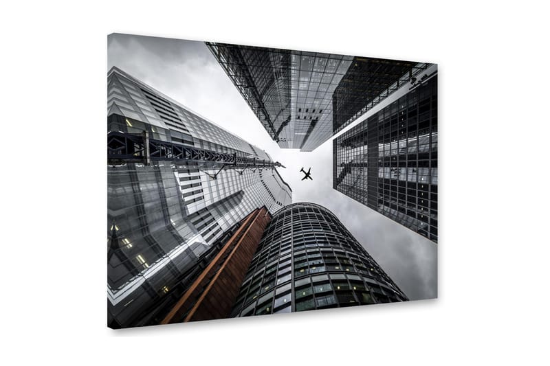 Bilde London 75x100 cm - Multifarge - Lerretsbilder