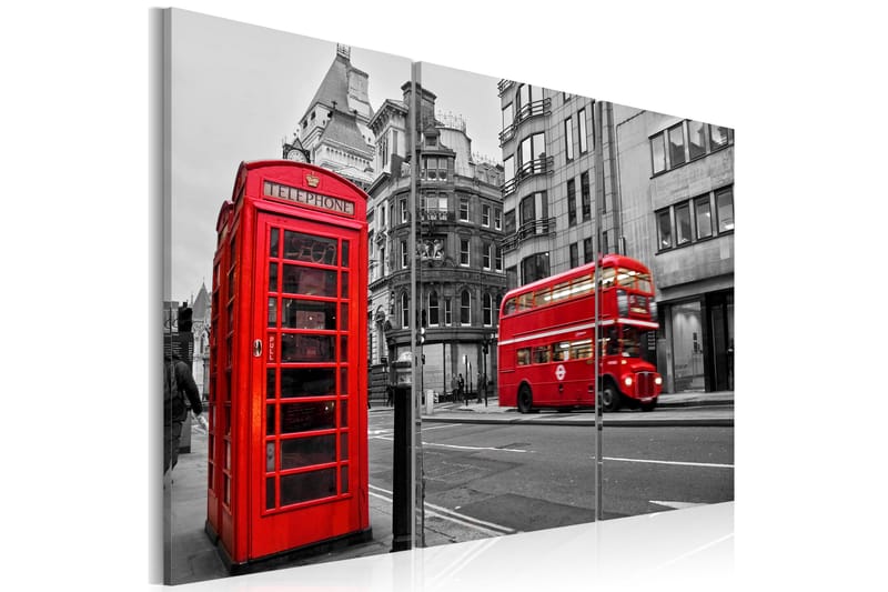 Bilde London Life 120x80 - Artgeist sp. z o. o. - Lerretsbilder