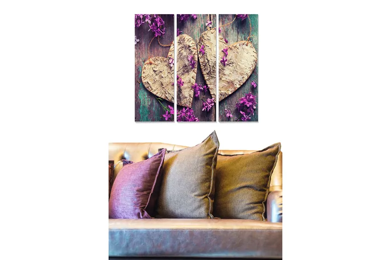 Bilde Love 3-pk Flerfarget, 22x05 cm