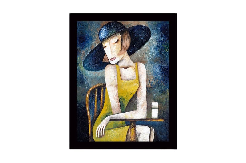 Bilde med Ramme Flerfarget, 41x56 cm