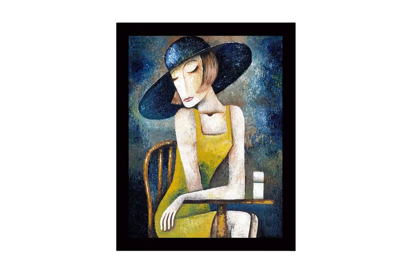 Bilde med Ramme Flerfarget, 41x56 cm