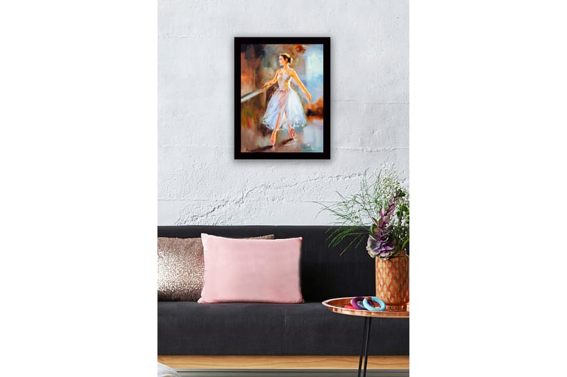 Bilde med Ramme Flerfarget - 44x15 cm - Interiør - Maleri & posters - Lerretsbilder