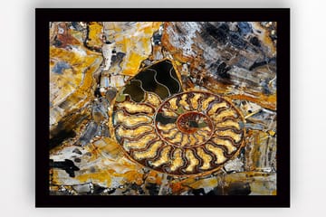 Bilde med Ramme Flerfarget - 44x15 cm - Interiør - Maleri & posters - Lerretsbilder