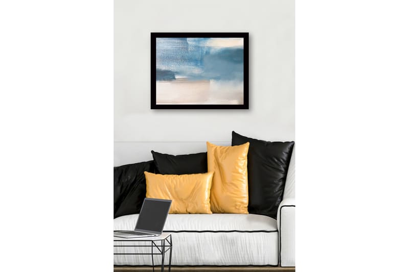 Bilde med Ramme Flerfarget - 44x15 cm - Interiør - Maleri & posters - Lerretsbilder