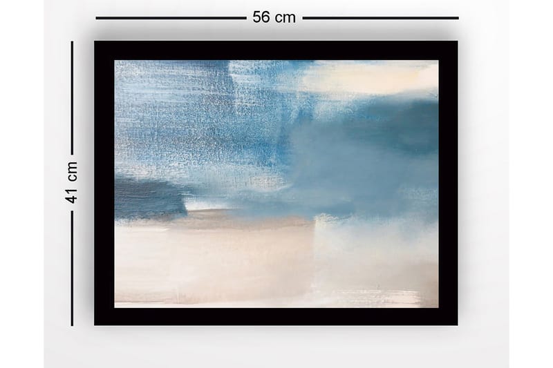 Bilde med Ramme Flerfarget - 44x15 cm - Interiør - Maleri & posters - Lerretsbilder