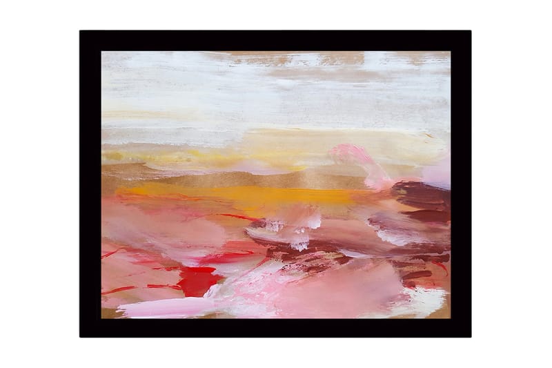 Bilde med Ramme Flerfarget - 44x15 cm - Interiør - Maleri & posters - Lerretsbilder