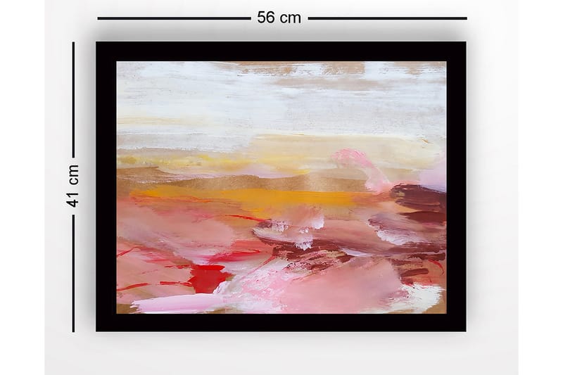 Bilde med Ramme Flerfarget - 44x15 cm - Interiør - Maleri & posters - Lerretsbilder