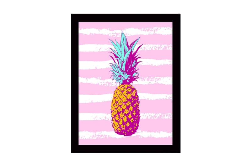 Bilde med Ramme Flerfarget - 44x15 cm - Interiør - Maleri & posters - Lerretsbilder
