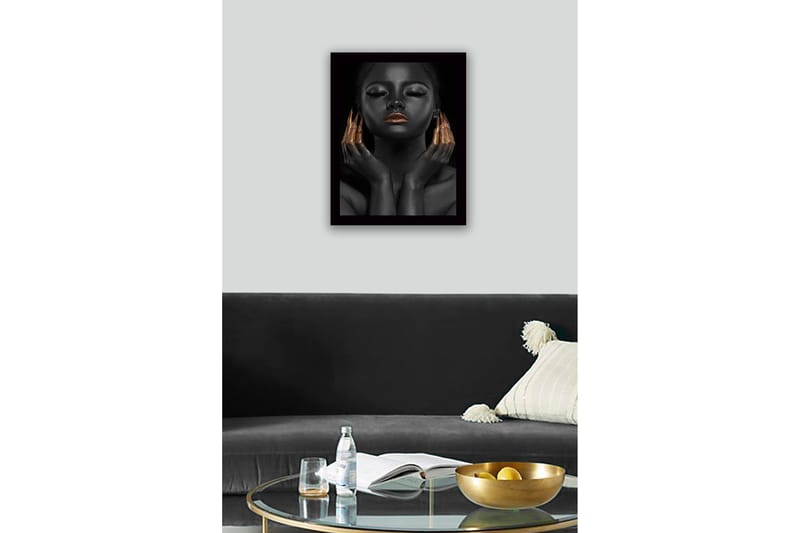 Bilde med Ramme Flerfarget - 44x15 cm - Interiør - Maleri & posters - Lerretsbilder