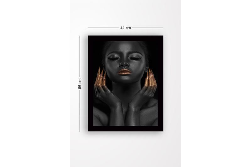 Bilde med Ramme Flerfarget - 44x15 cm - Interiør - Maleri & posters - Lerretsbilder