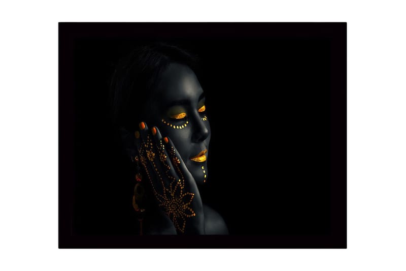 Bilde med Ramme Flerfarget, 44x15 cm