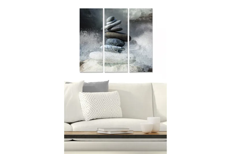 Bilde Nautical 3-pk Flerfarget, 22x05 cm