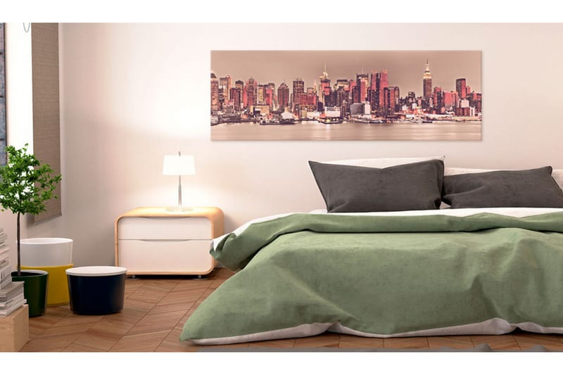 Bilde New York City Of Light 150x50 - Artgeist sp. z o. o. - Lerretsbilder