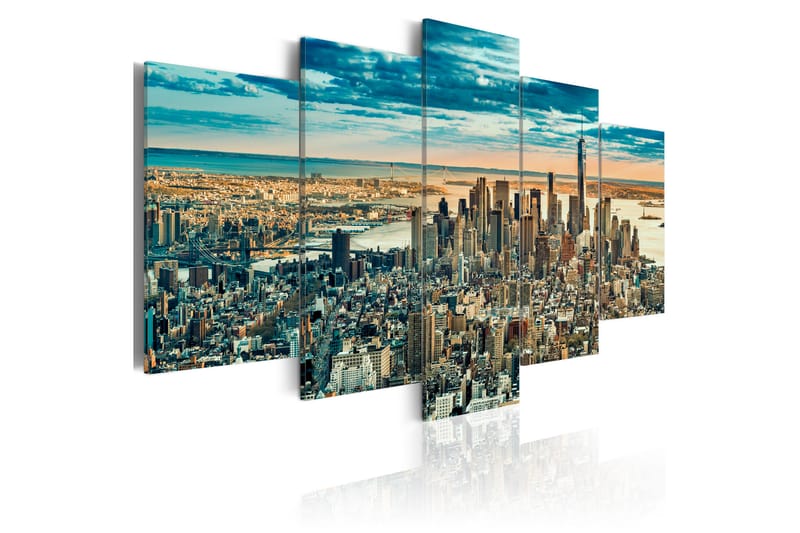 Bilde Ny Dream City 100x50 - Artgeist sp. z o. o. - Lerretsbilder