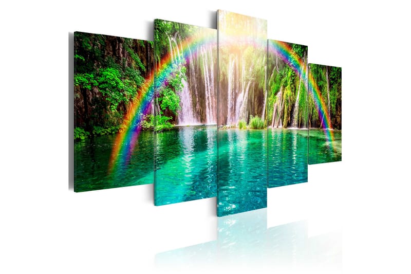 Bilde Rainbow Time 200x100 - Artgeist sp. z o. o. - Lerretsbilder