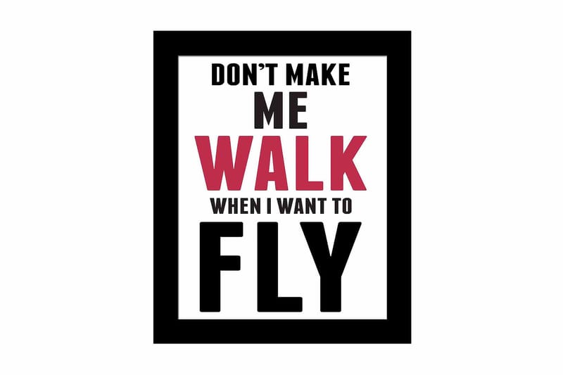 Bilde Sayings med Ramme Flerfarget - 22,3x52,8 cm - Interiør - Maleri & posters - Lerretsbilder