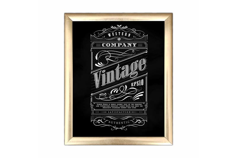 Bilde Sayings med Ramme Flerfarget - 22,3x52,8 cm - Interiør - Maleri & posters - Lerretsbilder