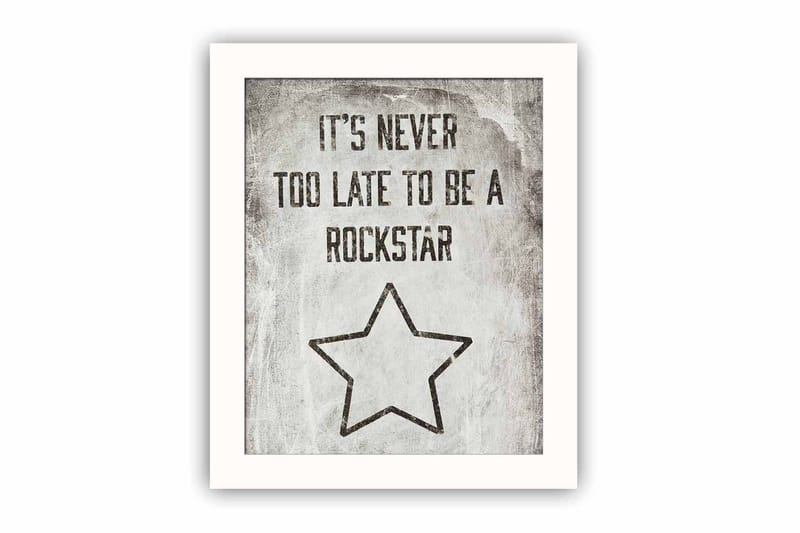 Bilde Sayings med Ramme Flerfarget - 22,3x52,8 cm - Interiør - Maleri & posters - Lerretsbilder