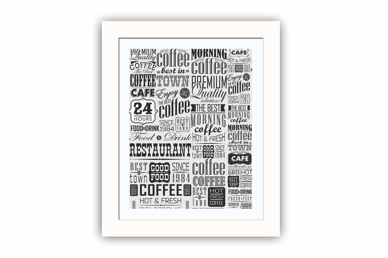 Bilde Sayings med Ramme Flerfarget - 22,3x52,8 cm - Interiør - Maleri & posters - Lerretsbilder
