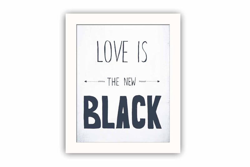 Bilde Sayings med Ramme Flerfarget - 22,3x52,8 cm - Interiør - Maleri & posters - Lerretsbilder