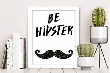 Bilde Sayings med Ramme Flerfarget - 22,3x52,8 cm - Interiør - Maleri & posters - Lerretsbilder