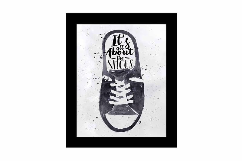 Bilde Sayings med Ramme Flerfarget - 22,3x52,8 cm - Interiør - Maleri & posters - Lerretsbilder