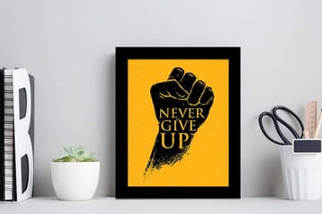 Bilde Sayings med Ramme Flerfarget - 22,3x52,8 cm - Interiør - Maleri & posters - Lerretsbilder
