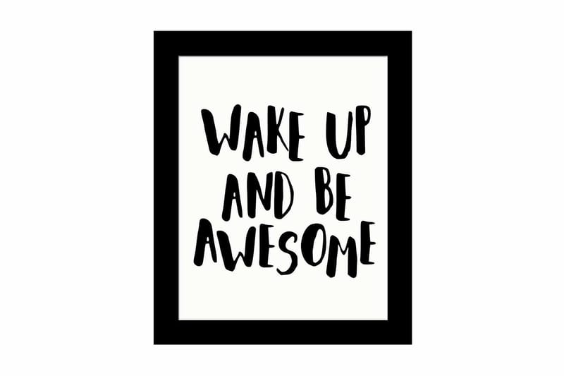 Bilde Sayings med Ramme Flerfarget - 22,3x52,8 cm - Interiør - Maleri & posters - Lerretsbilder