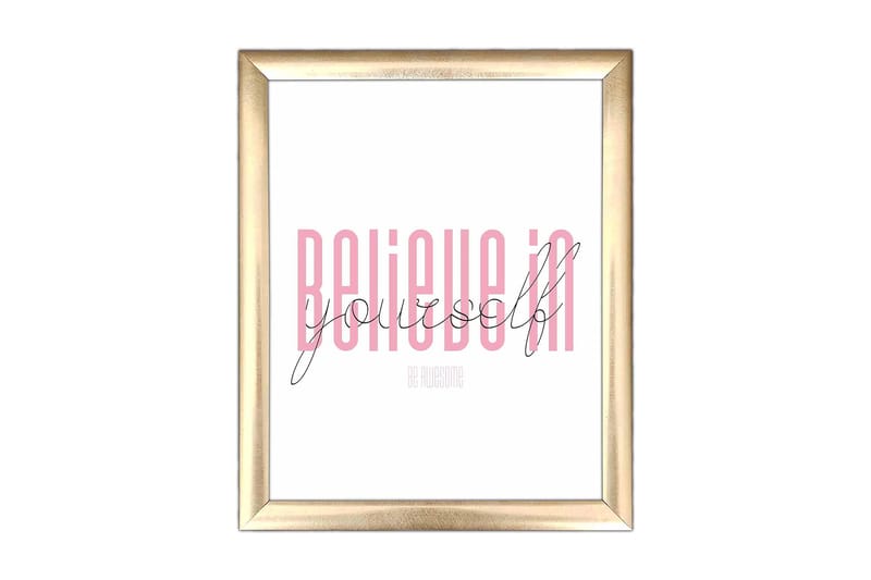 Bilde Sayings med Ramme Flerfarget - 22,3x52,8 cm - Interiør - Maleri & posters - Lerretsbilder