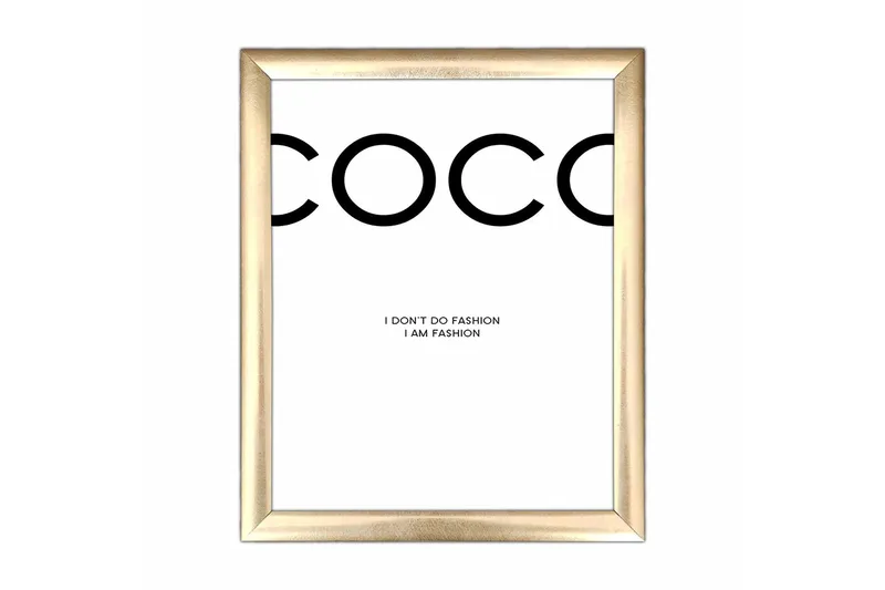 Bilde Sayings med Ramme Flerfarget, 22,3x52,8 cm