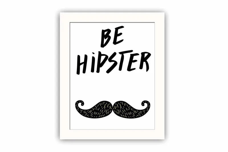 Bilde Sayings med Ramme Flerfarget, 22,3x52,8 cm