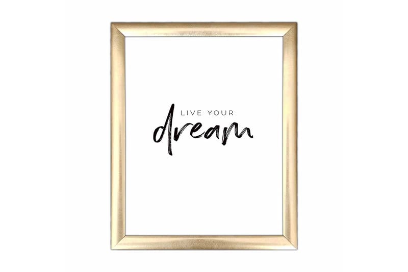 Bilde Sayings med Ramme Flerfarget, 22,3x52,8 cm