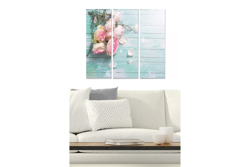 Bilde Scenic 3-pk Flerfarget - 22x05 cm - Interiør - Maleri & posters - Lerretsbilder