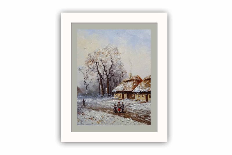 Bilde Scenic med Ramme Flerfarget - 22,3x52,8 cm - Interiør - Maleri & posters - Lerretsbilder