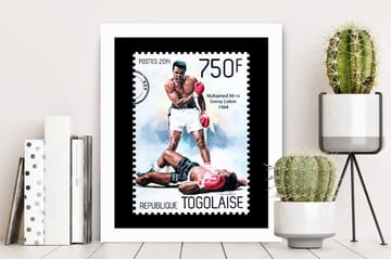 Bilde Sports med Ramme Flerfarget - 22,3x52,8 cm - Interiør - Maleri & posters - Lerretsbilder