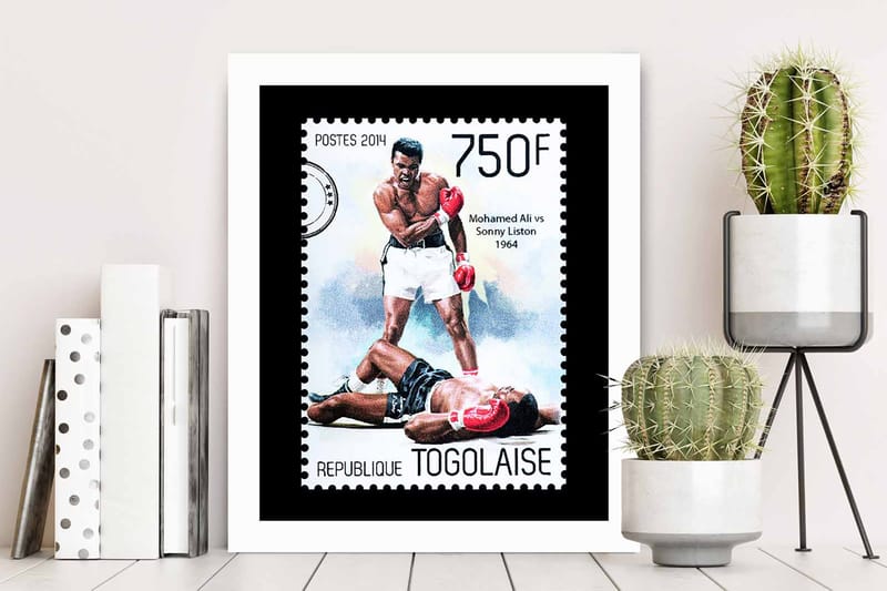 Bilde Sports med Ramme Flerfarget - 22,3x52,8 cm - Interiør - Maleri & posters - Lerretsbilder