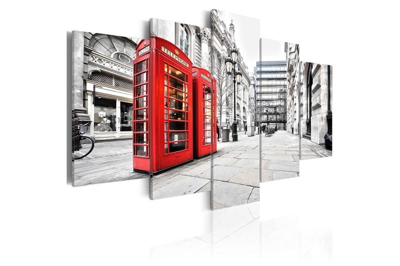 Bilde Street Of London 100x50 - Artgeist sp. z o. o. - Lerretsbilder
