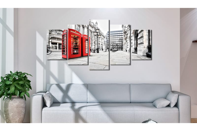 Bilde Street Of London 100x50 - Artgeist sp. z o. o. - Lerretsbilder