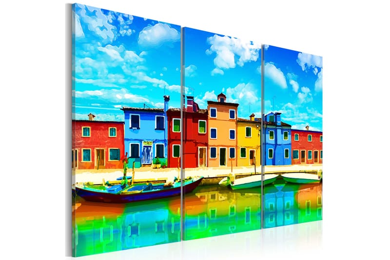 Bilde Sunny Morning In Venice 60x40 - Artgeist sp. z o. o. - Lerretsbilder