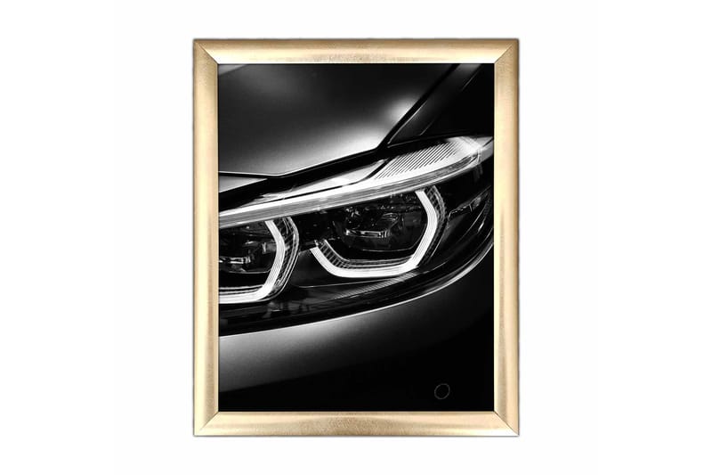 Bilde Transportation med Ramme Flerfarget - 22,3x52,8 cm - Interiør - Maleri & posters - Lerretsbilder